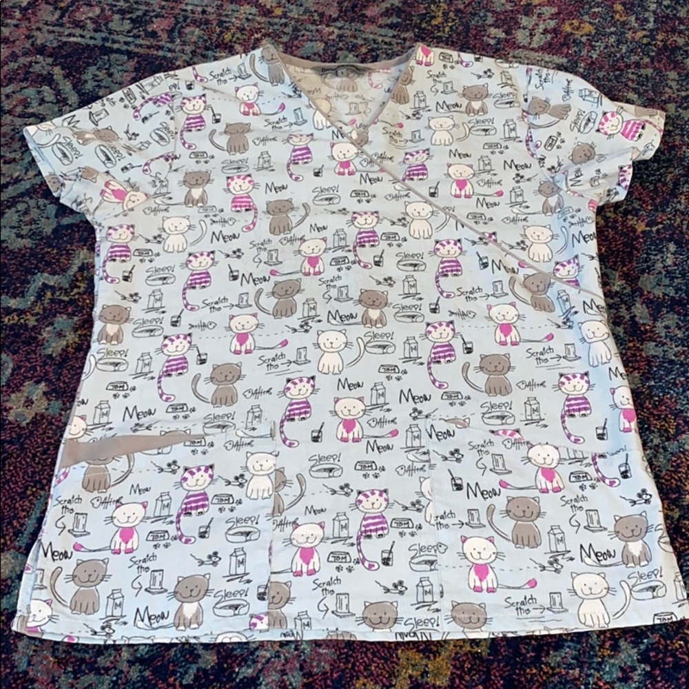 Sz Small Women’s Cat Scrub Too